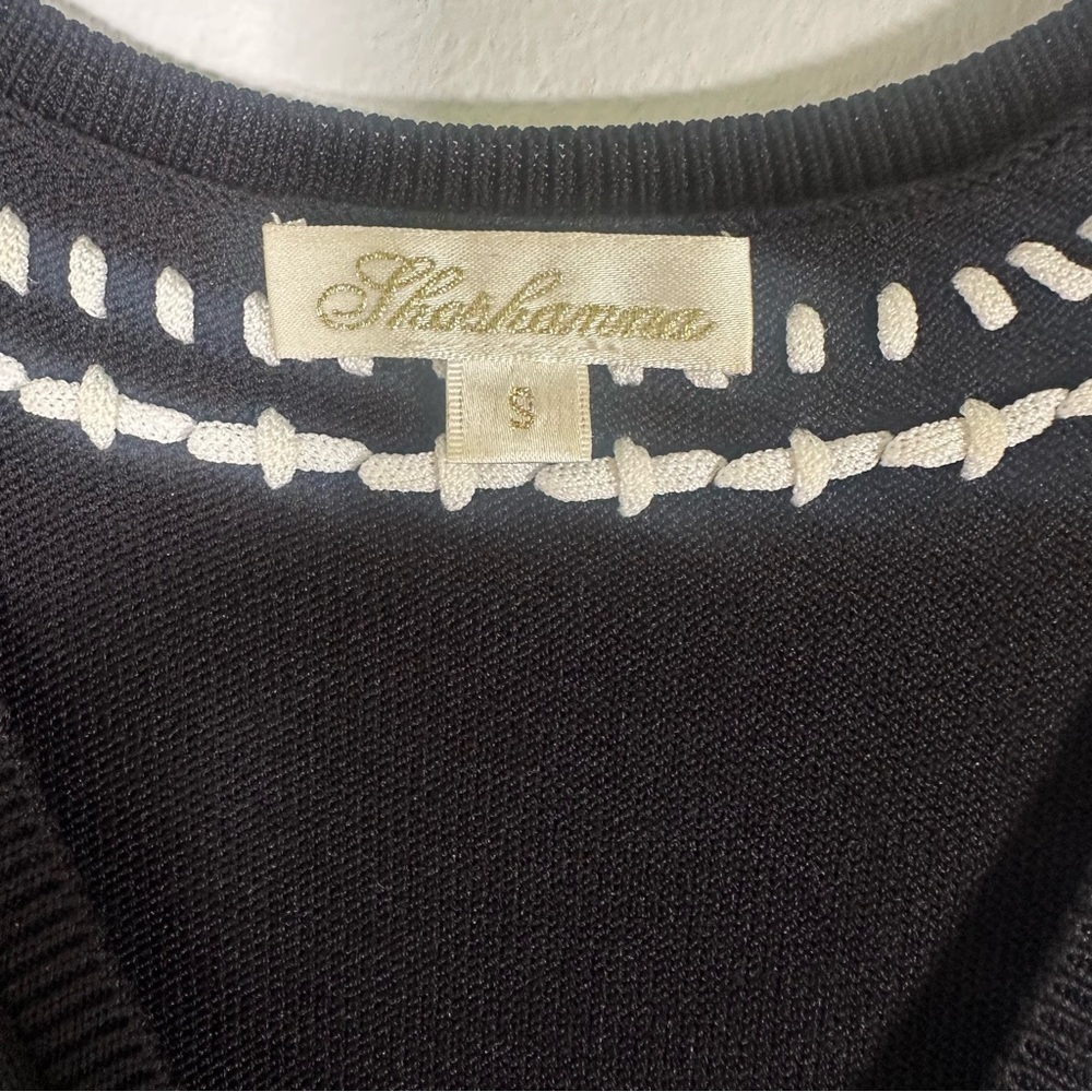 Shoshanna Ivana Classic Black and White Knit Dress Size Small - Picture 6 of 9